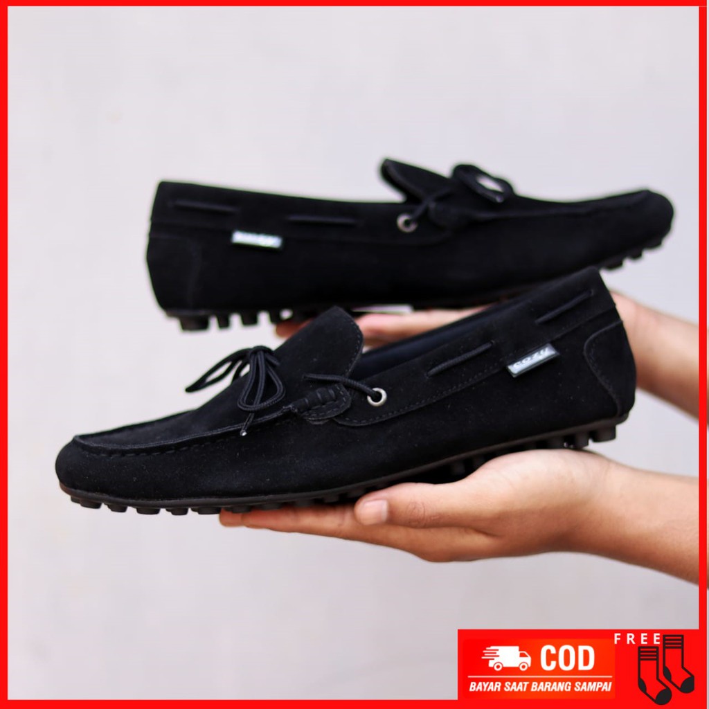 MOLK|Sepatu Casual Kasual Slip On Pria Model Slop Selop Mocasin Suede Santai Cowok Ori