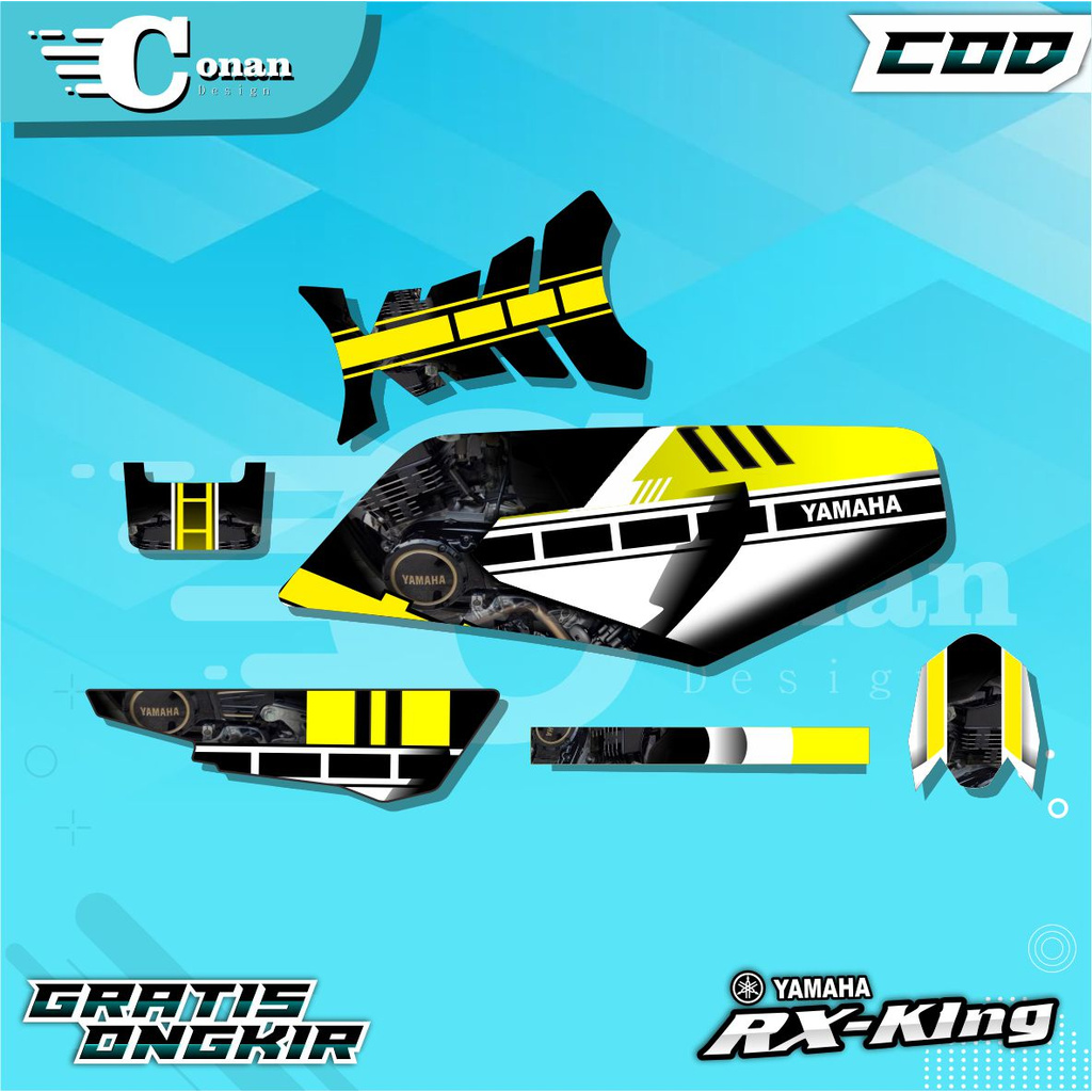 Striping RX King Variasi 2004 2008 Setriping RX King Strip Machine Variasi Motor RX KING