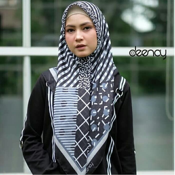 Promo Deenay Hijab Motif Uzda Kerudung Deenay Jilbab Deenay Motif Uzda Berkualitas