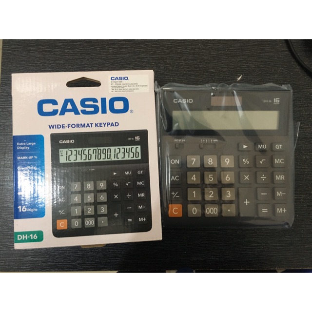 

Casio Kalkulator DH-16 Black