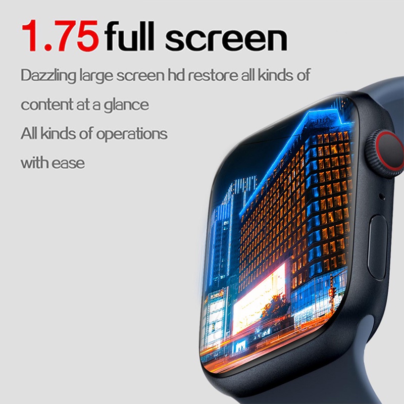 Baru Smartwatch bluetooth watch 7 Layar Sentuh 1.75  inci Fitness Sport watch AK37/Speaker bawaan