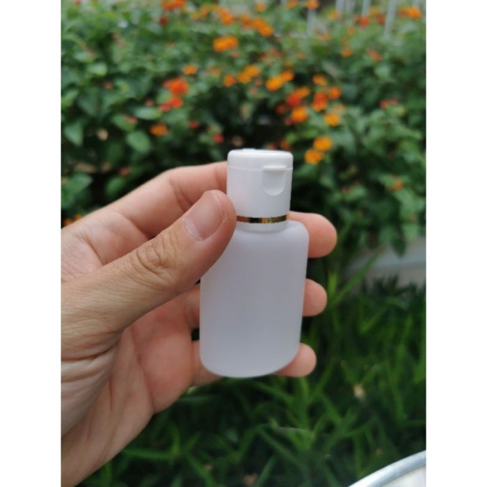 Make-Up-Kemasan- Botol Dks 30Ml 30 Ml. Hdpe. Fliptop Flip Top Putih White Toner Murah -Kemasan-Make-