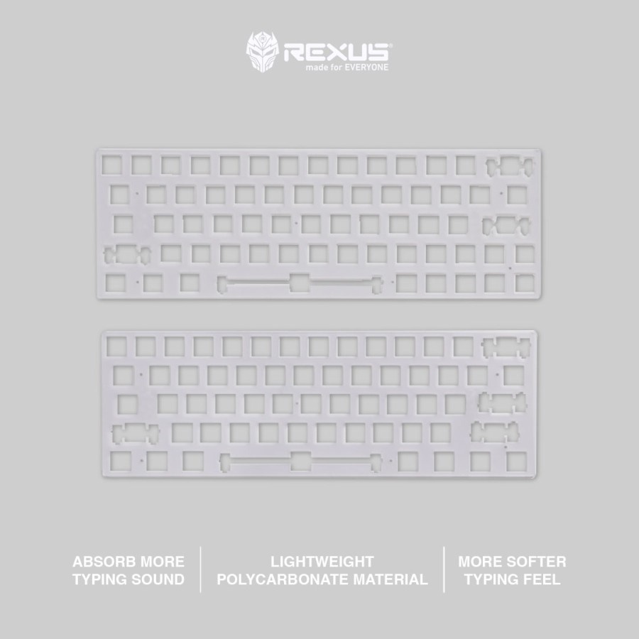 Rexus PC / Polycarbonate Plate for keyboard Mechanical Daxa M61 / M64