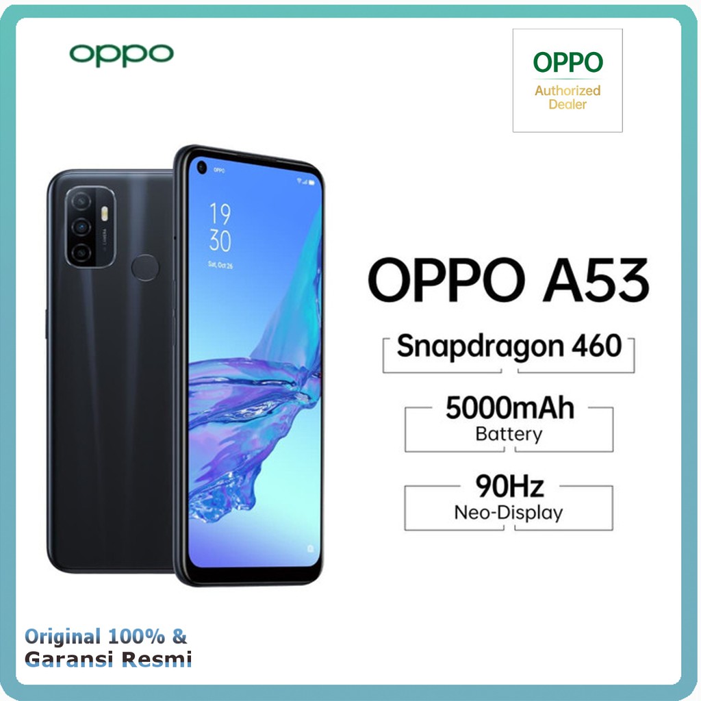 Oppo A53 Ram 4 Gb 64 Gb Garansi Resmi Original Shopee Indonesia