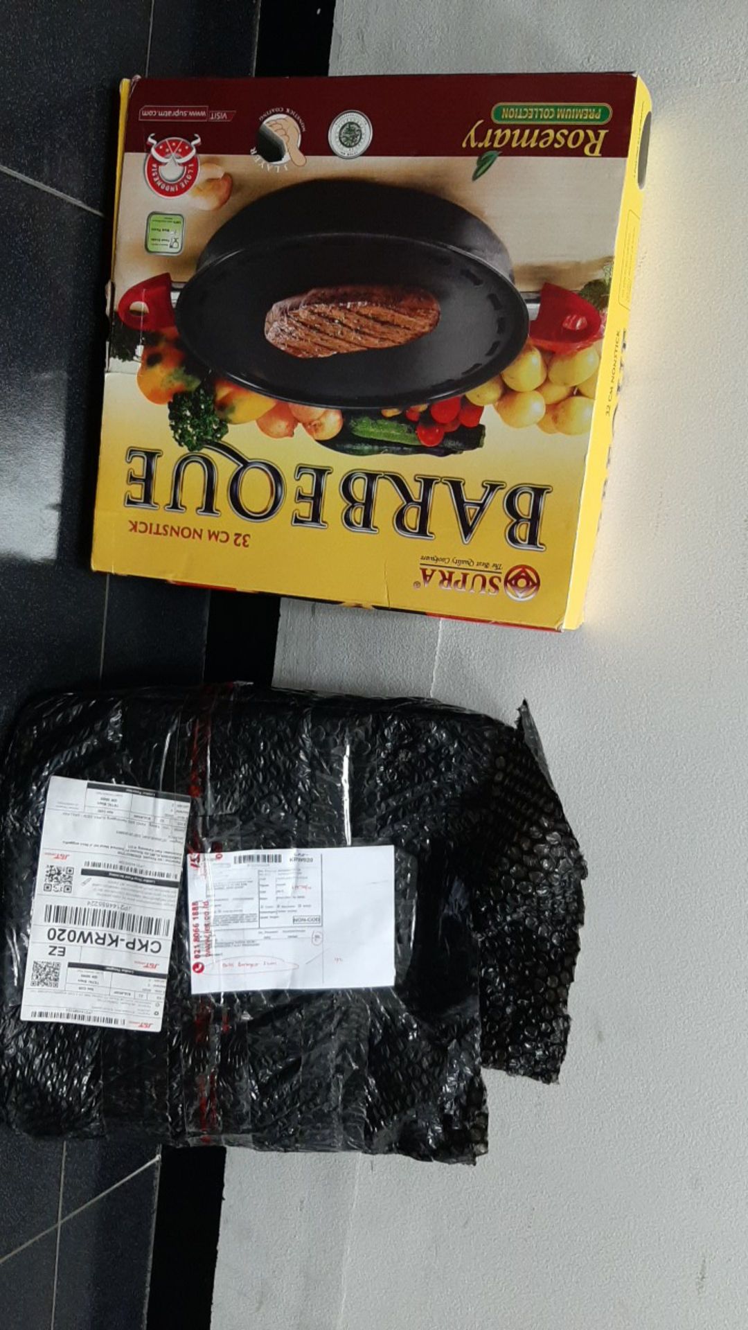 Panci Bbq Pemanggang Supra 32cm / Grillpan Barbeque / Alat Panggang Teflon