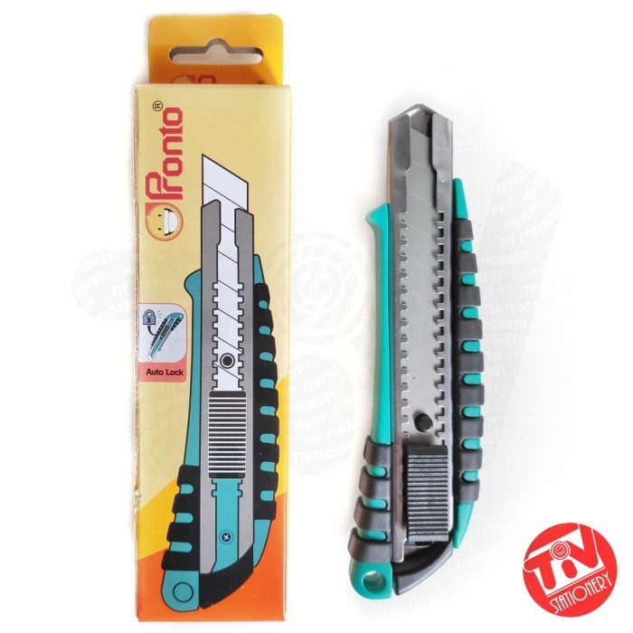 

Terlaris Cutter Pronto Auto Lock Soft Rubber Handle Berkualitas