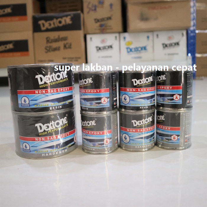 Lem Epoxy Dextone Non Sag 400gr 2 Komponen 800gr Lem Dempul Kapal Kolam Anti Bocor Pipa Nat Keramik Serbaguna