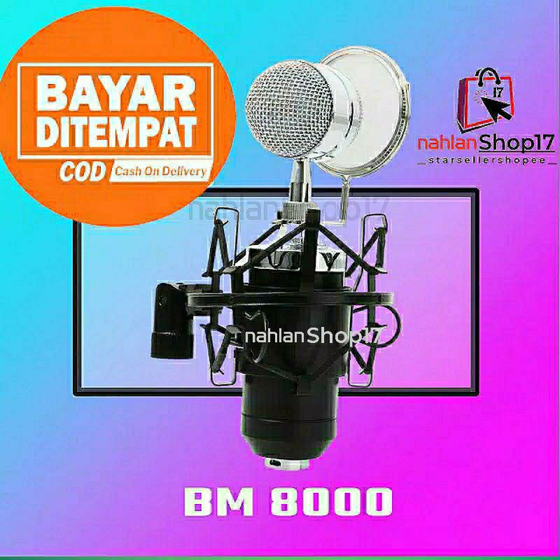 MICROPHON CONDENSER BM 8000 / MICROPHONE BM8000 / MIC BM8000 / MIC BM 8000 / MIKROPHONE BM 8000