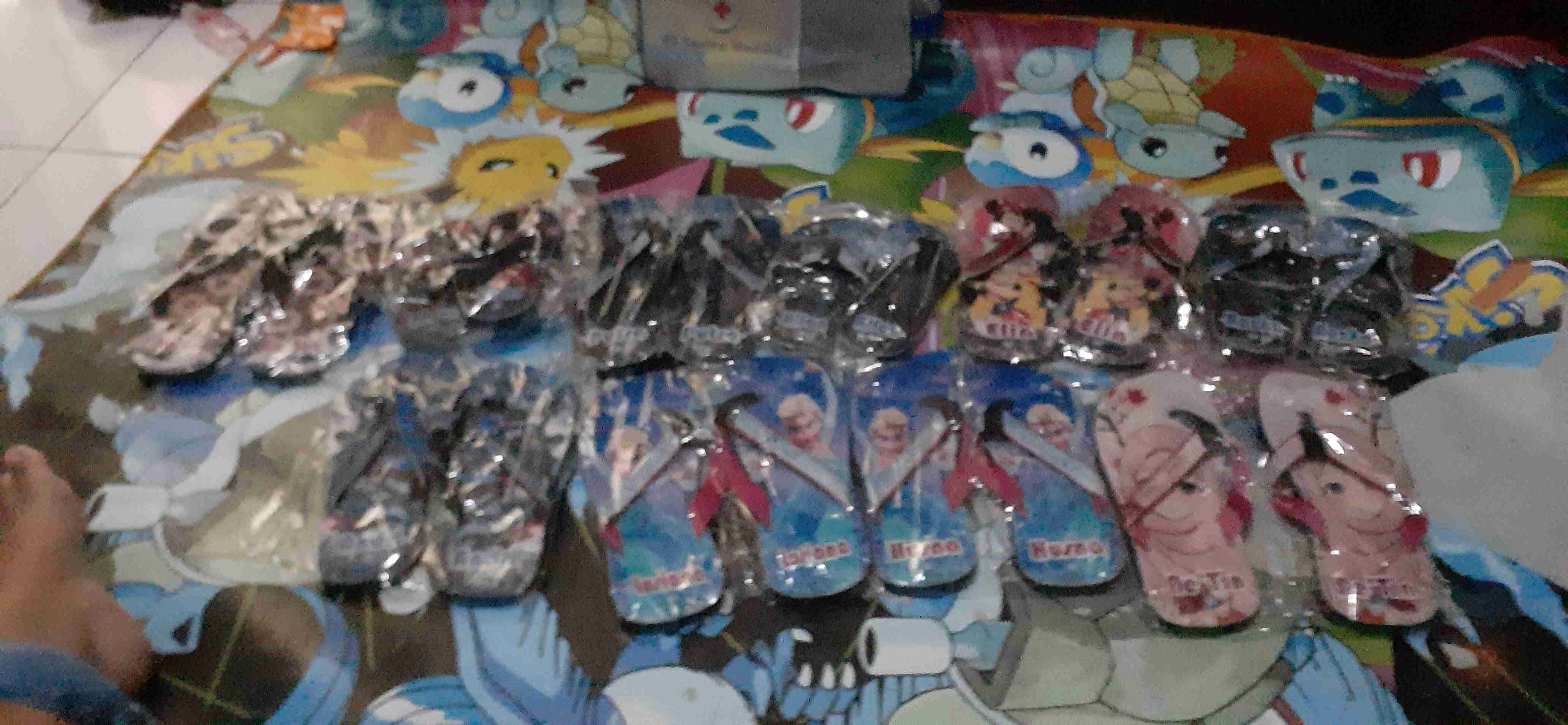 [sander_id] Sandal Nama Anak - Dewasa Karakter Batik
