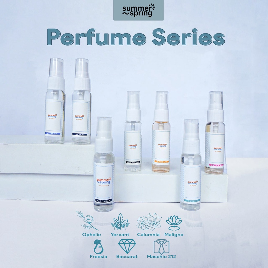 Pengharum Ruangan / Toilet / Lemari / Mobil Wangi Tahan Lama BOTOL SPRAY 30 ml