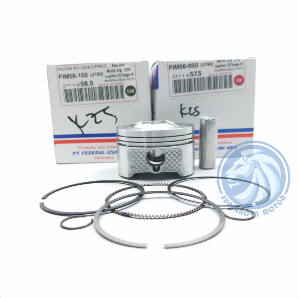 PISTON KIT FIM 56 JUPITER Z XXB 57 57.5 58 58.5 59 PIN 13-4