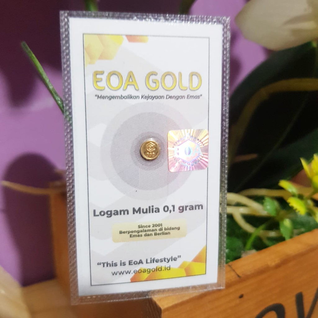 EOA GOLD ASLI || LOGAM MULIA EOA || EMAS EOA || EMAS EOA GOLD ASLI | EOA GOLD 0,1 GRAM ||