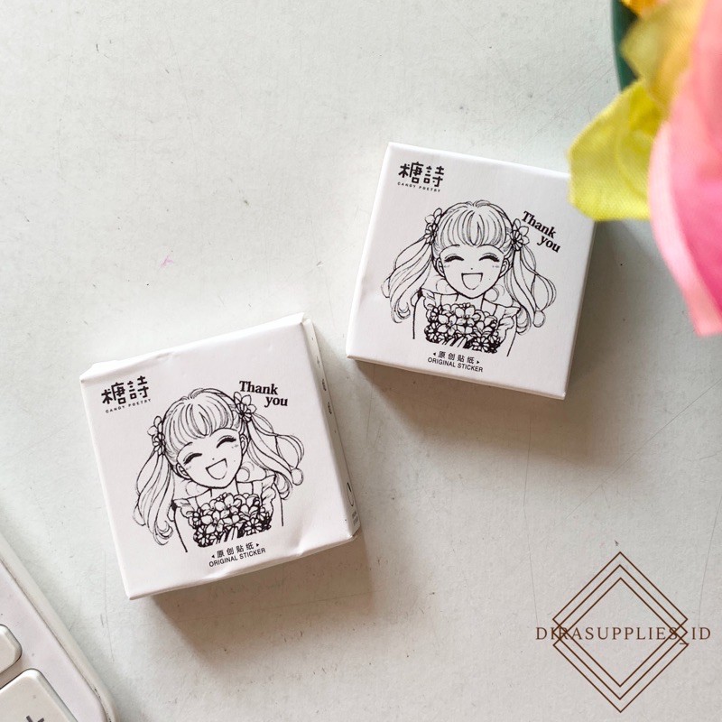 Jual 45pcs Sticker Deco Cute Girl Sticker Kawaii Girl Sticker Anime 