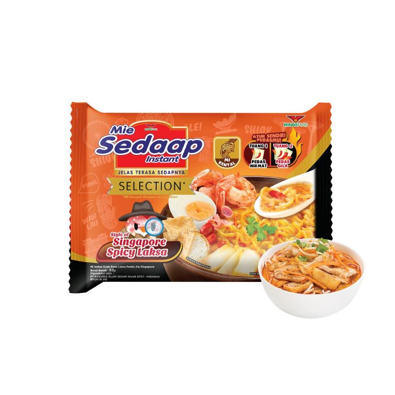 

Mie Sedaap Singapore Spicy Laksa 83 gr Mie Instan Sedaap Singapore Spicy Laksa TERBARU