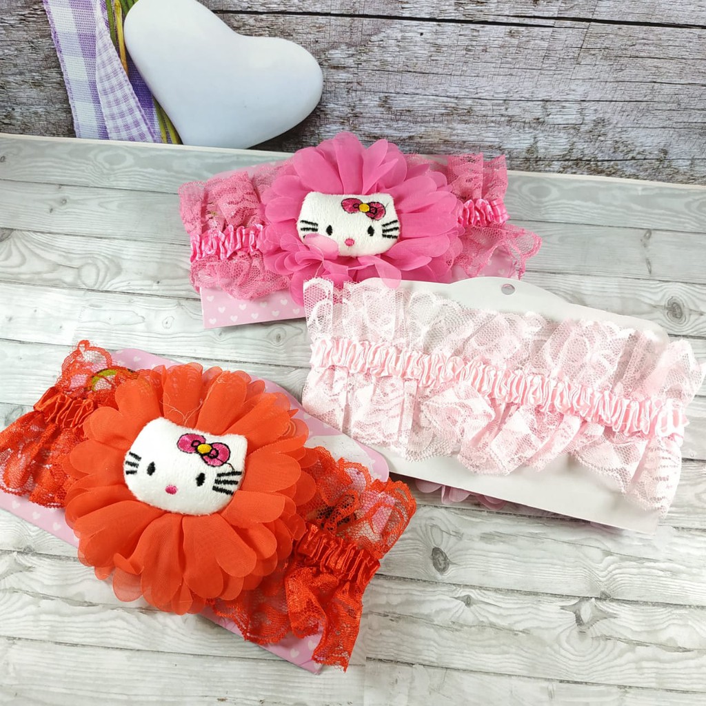 Bandana Bayi Bando Anak Lucu Model Renda antik Tokopelanginicer