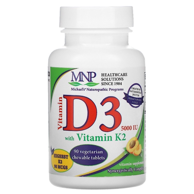 Jual MNP Vitamin D3 5000iu With Vitamin K2 90mcg - Bottle 90 Vegetarian ...