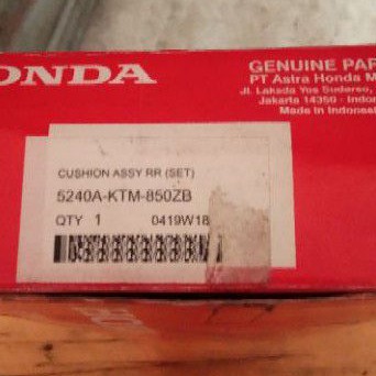 Skok Belakang Shockbreaker Honda Supra X 125 KTM ori