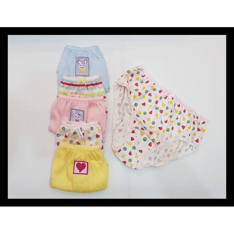 HOT LIST CELANA DALAM ANAK PEREMPUAN 1 PACK ISI 6 AGREE LD - 5-6 TAHUN PRODUK KEREN