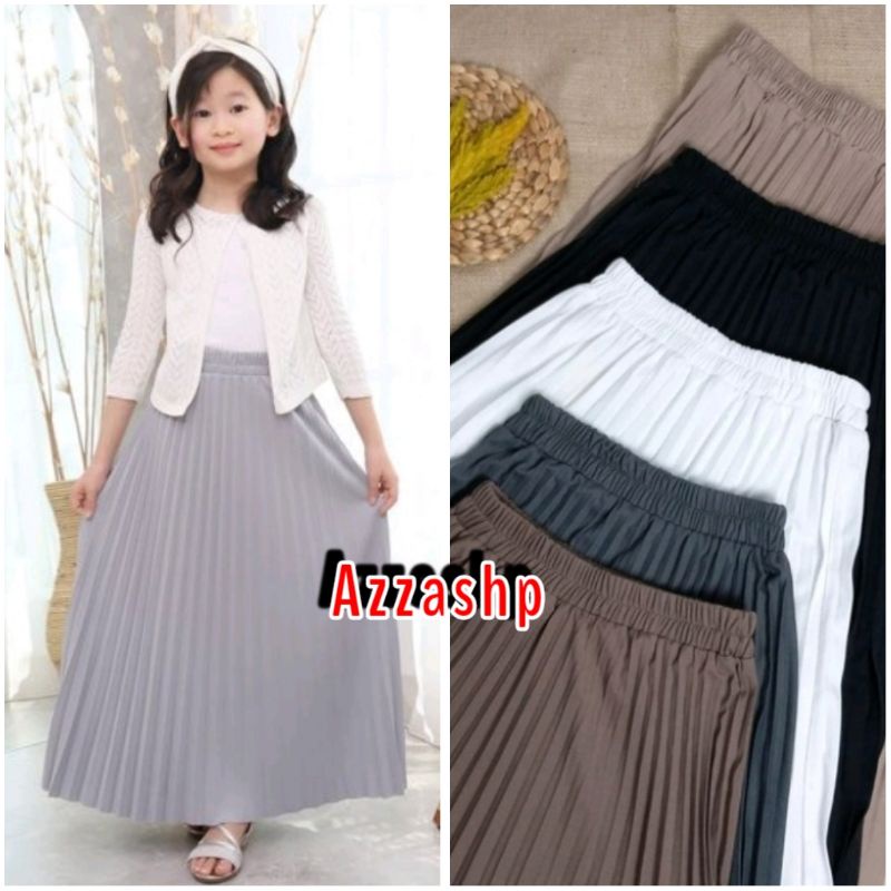 BISA COD/ &quot;KLOP&quot; ROK PLISKET ANAK TANGGUNG 6-9 TAHUN