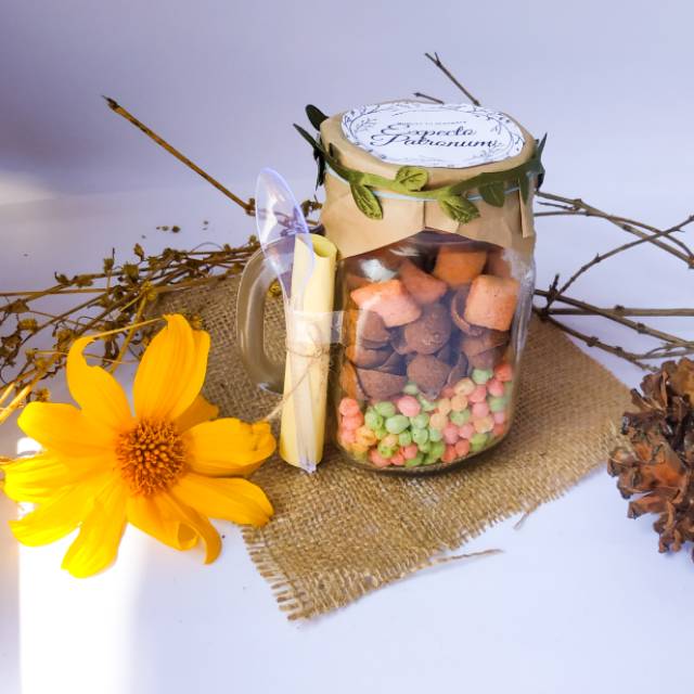 

Setjangkir rasa sweety snack of jar cangkir gelas unik gelas lucu gelas murah snack murah