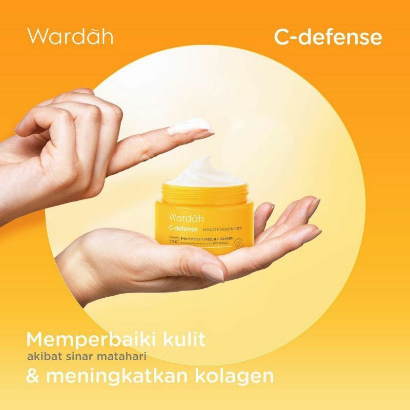 WARDAH C-Defense Mousse Moisturizer 30gr