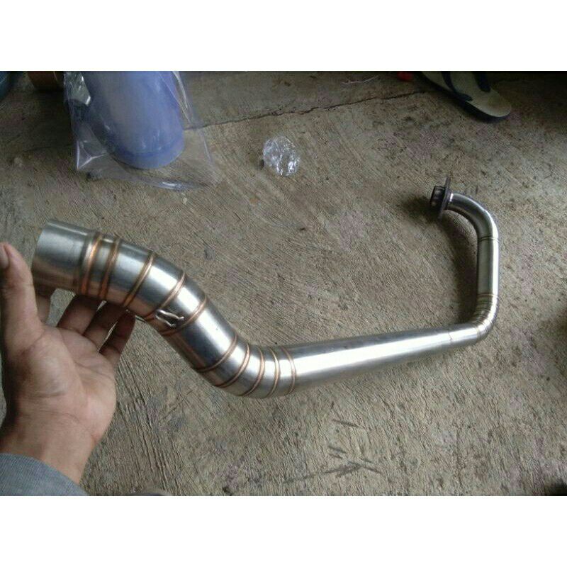 pipa leher knalpot satria Fu Paten Stainless satria Fu