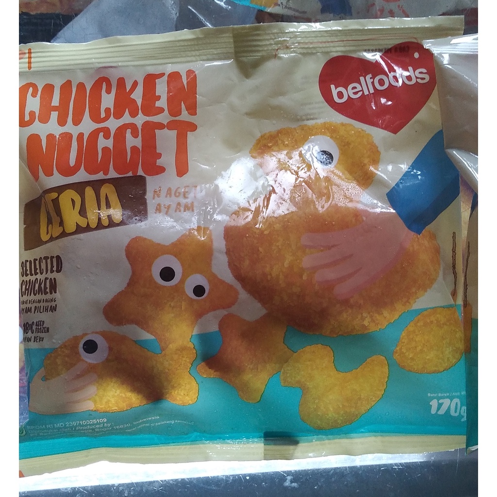 

BELFOODS Favorite Chicken Nugget Ceria Naget Ayam Ceria 170gram