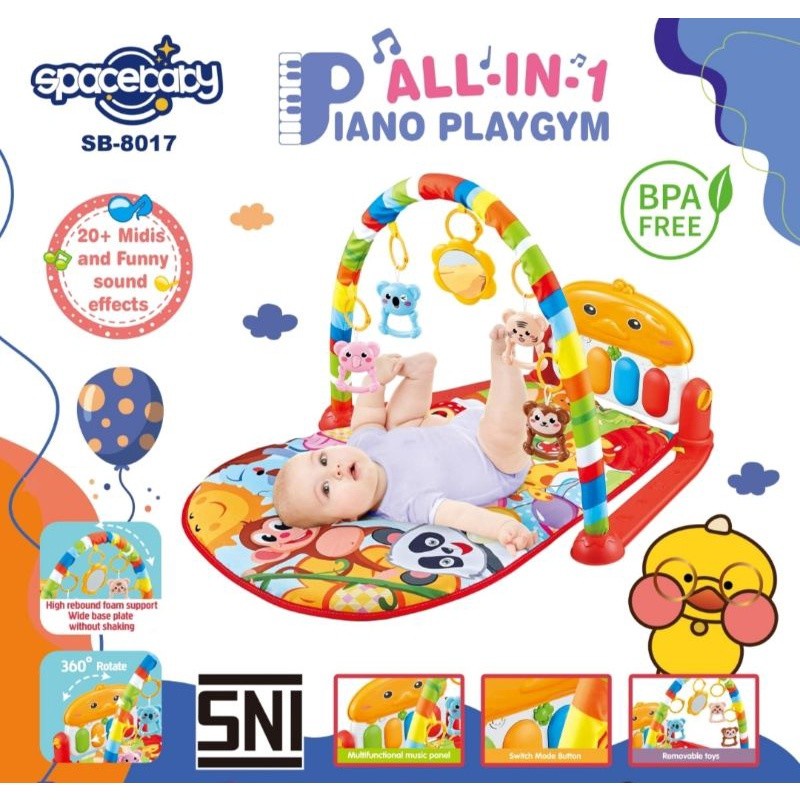 Piano Playgym Spacebaby SB 8017 /SB 8018 / Playgym Bayi / Playmat Bayi
