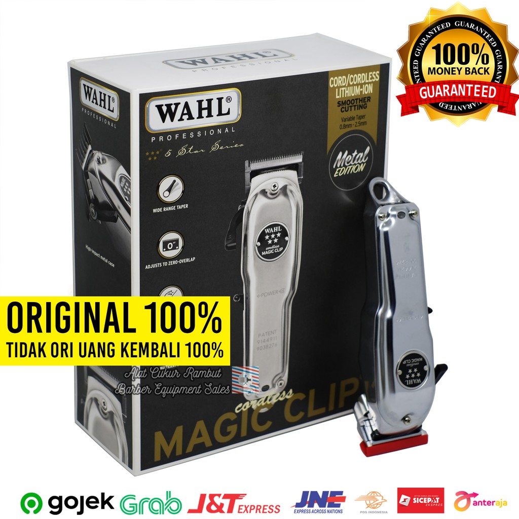 WAHL Magic Clip Cordless Metal Edition Alat Cukur Rambut WAHL Original