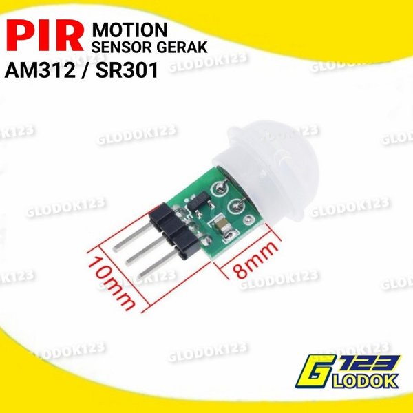 PIR Human Motion Detector Module Sensor Gerak Mini Body SR301 AM312