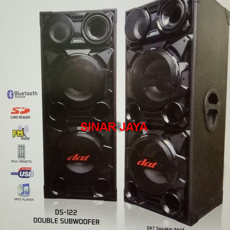 Speaker Aktif DAT DS122 / Speaker DAT 12" Double Subwoofer DS 122