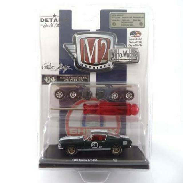 M2 MACHINES AUTO WHEELS 1965 Ford Mustang Shelby GT350 250 Pcs Chase LIMITED Rare