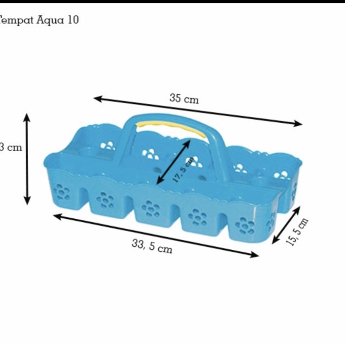 Tempat Keranjang Aqua Gelas isi 10 Lubang Air Mineral Gelas