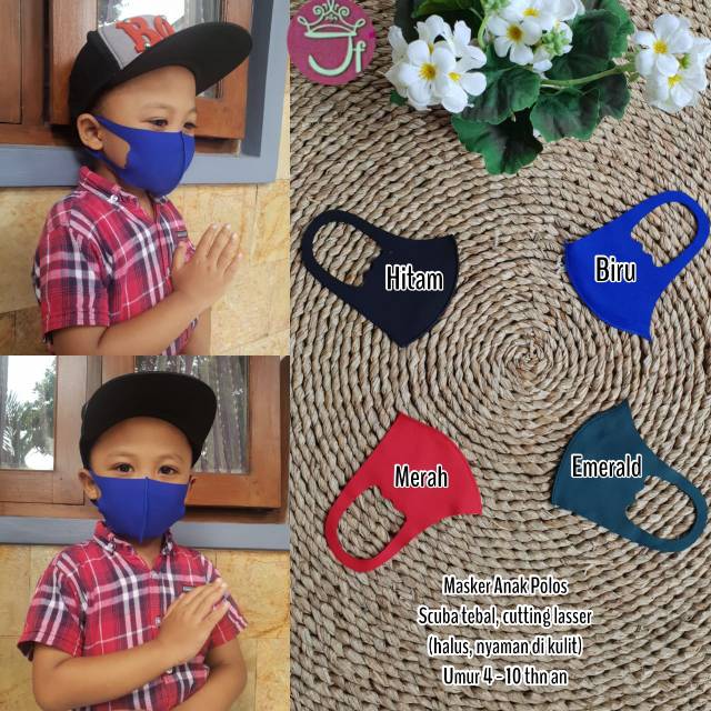 Masker anak usia ±4-10th