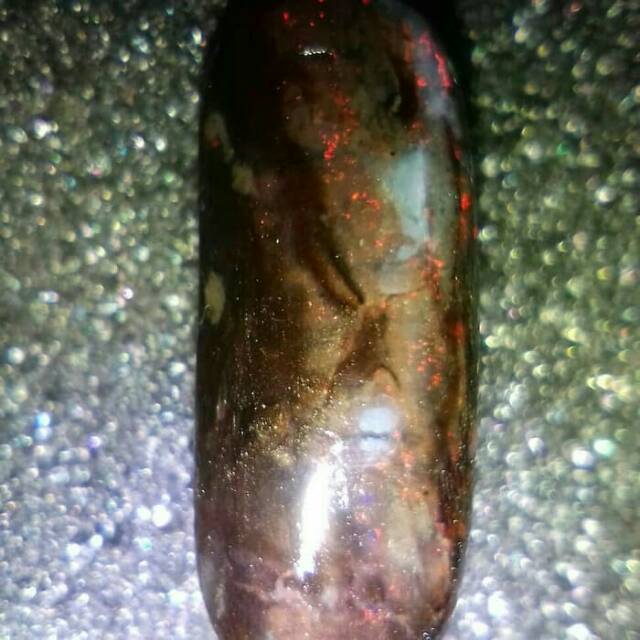 ✅ Batu Black Opal - Kalimaya Jarong asli Banten ( Loose Stone Batu Akik - bukan bacan obi raflesia i