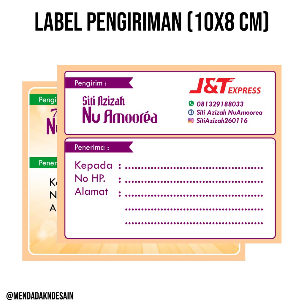 

STIKER LABEL PENGIRIMAN