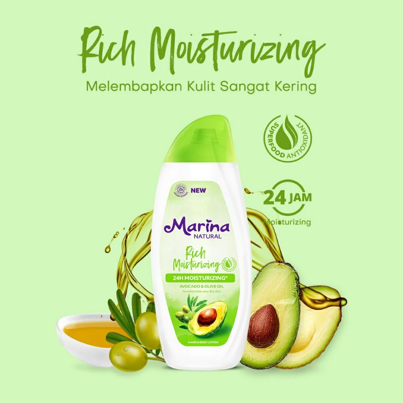 Marina Natural Rich Moisturizing 475ml