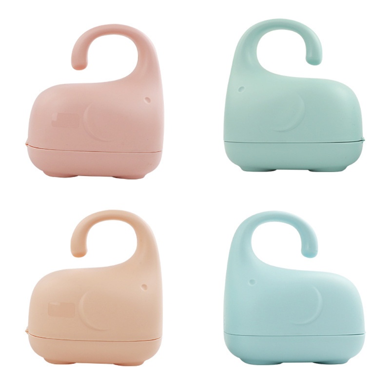 Mary Portable Baby Pacifier Box Dustproof Cute whale-Shaped Pacifier Snack Travel Storage Box Safe PP Nipple Holder Case