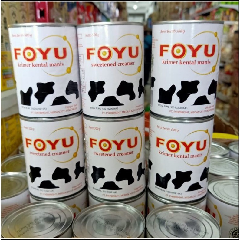 Foyu susu 500gram × 2 kaleng