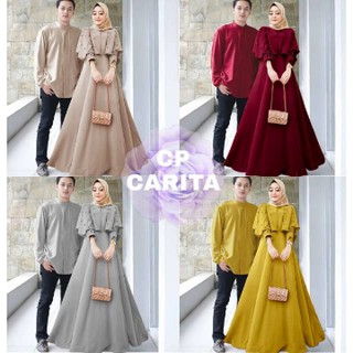 Carita Baju  Couple  Baju  Muslim Couple  Pasangan Baju  