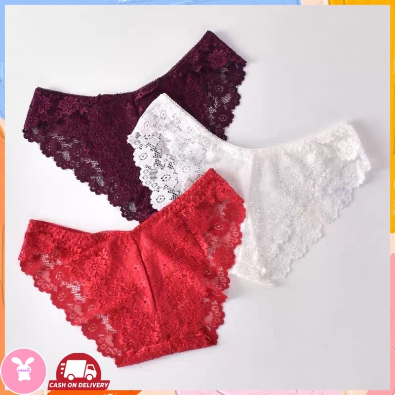 Kikidoo G string wanita sexy lace Brukat Bahan lace sexy C85