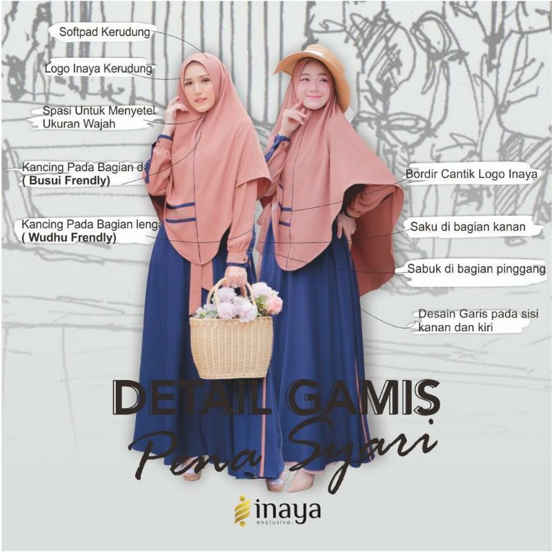 Gamis inaya pena syar i