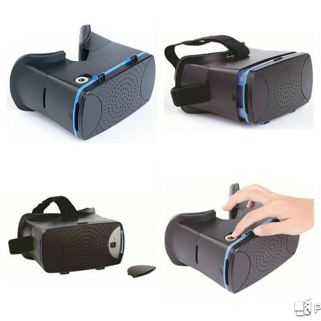 GOOGLE CARDBOARD LEATHER HEAD MOUNT 3D VIRTUAL REALITY