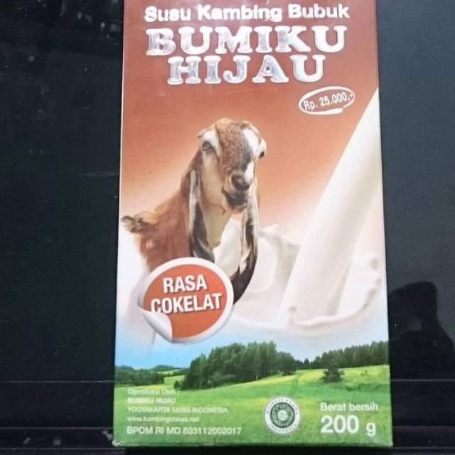 

Susu kambing bubuk kambing etawa murni penggemuk badan skygoat gomars asli cokelat coklat bpom