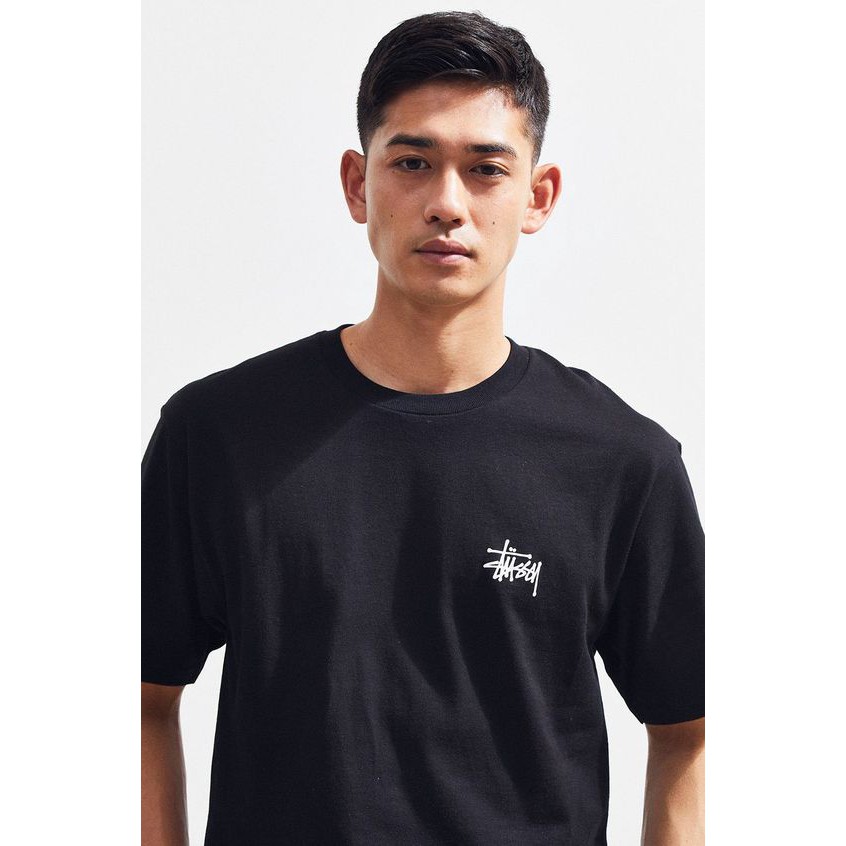 KAOS POLOS BIG SIZE UKURAN XXXXXL XXXXL XXXL XXL MOTIF STUSSY READY WARNA HITAM NAVY MUSTARD