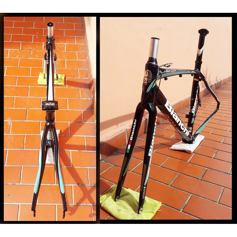 FRAME FORK ONLY Sepeda balap bianchi impulso endurance roadbike