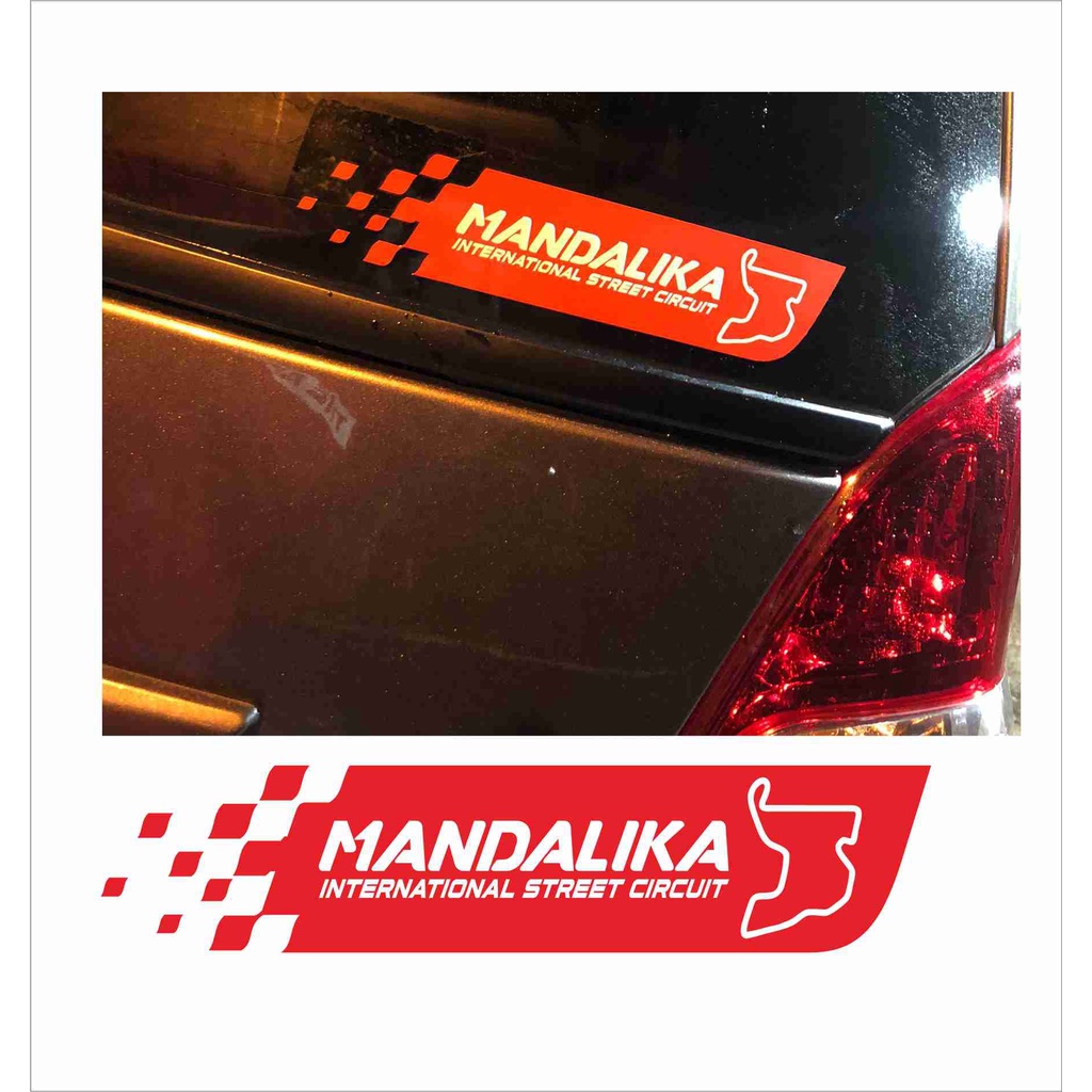 Stiker Mandalika Racing, Cutting Sticker Madalika Racing Team Indonesia