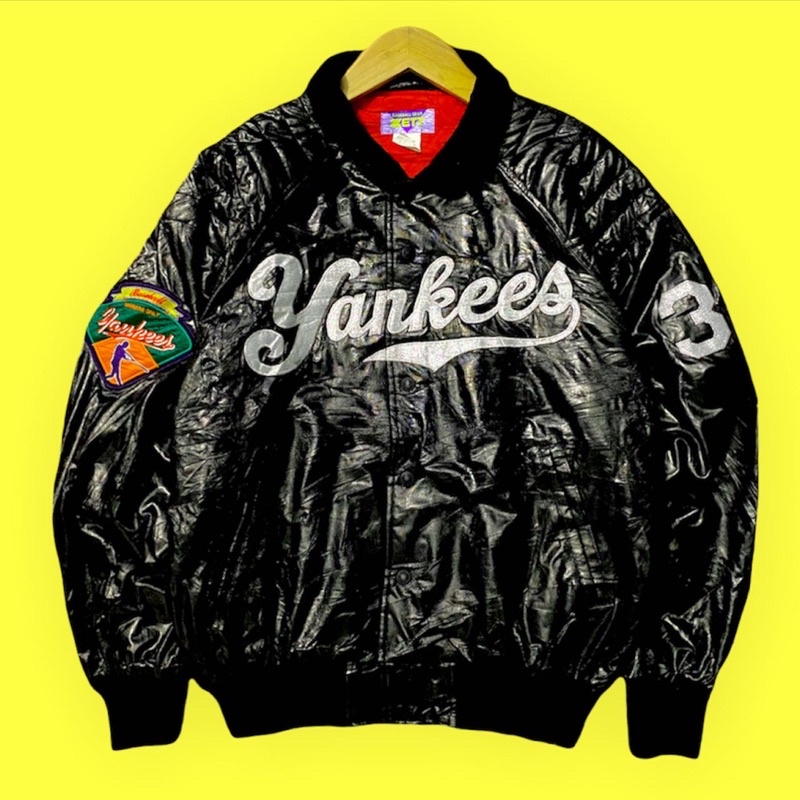 jacket varsity yankees second by zett baseball vintage original