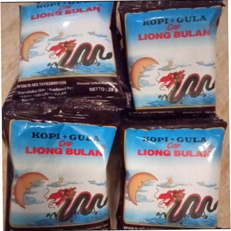 

kopi liong bulan plus gula