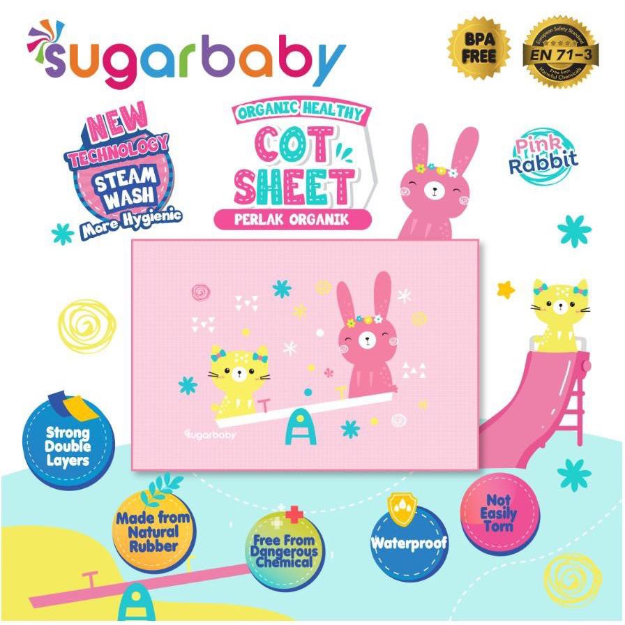 [PACKING PLASTIK] Perlak Ompol Bayi Karet Sugar Baby / Perlak Bayi Sugar Baby